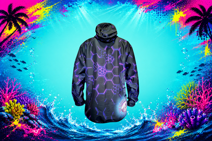 The Taxman - Wind Breaker Black Purple