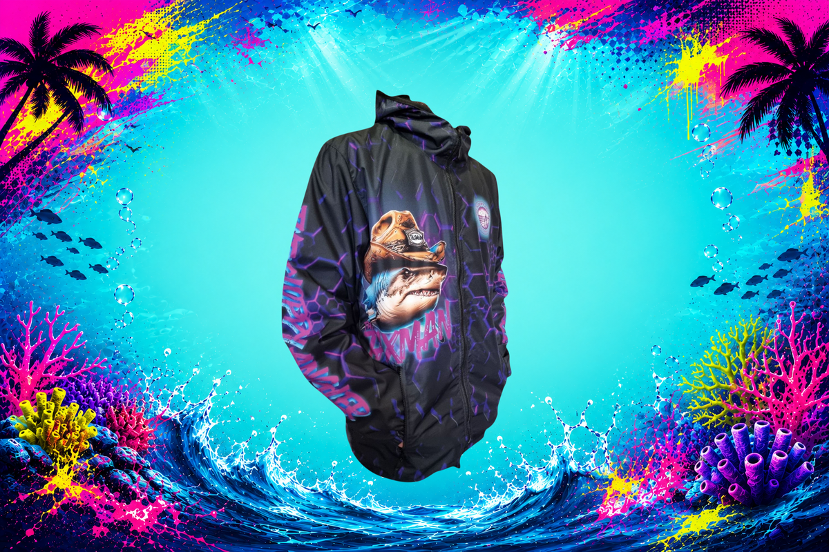 The Taxman - Wind Breaker Black Purple