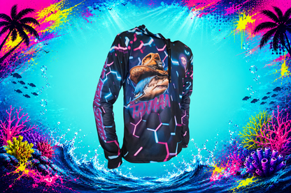 The Taxman - Fishing Hoodie Neon Glow
