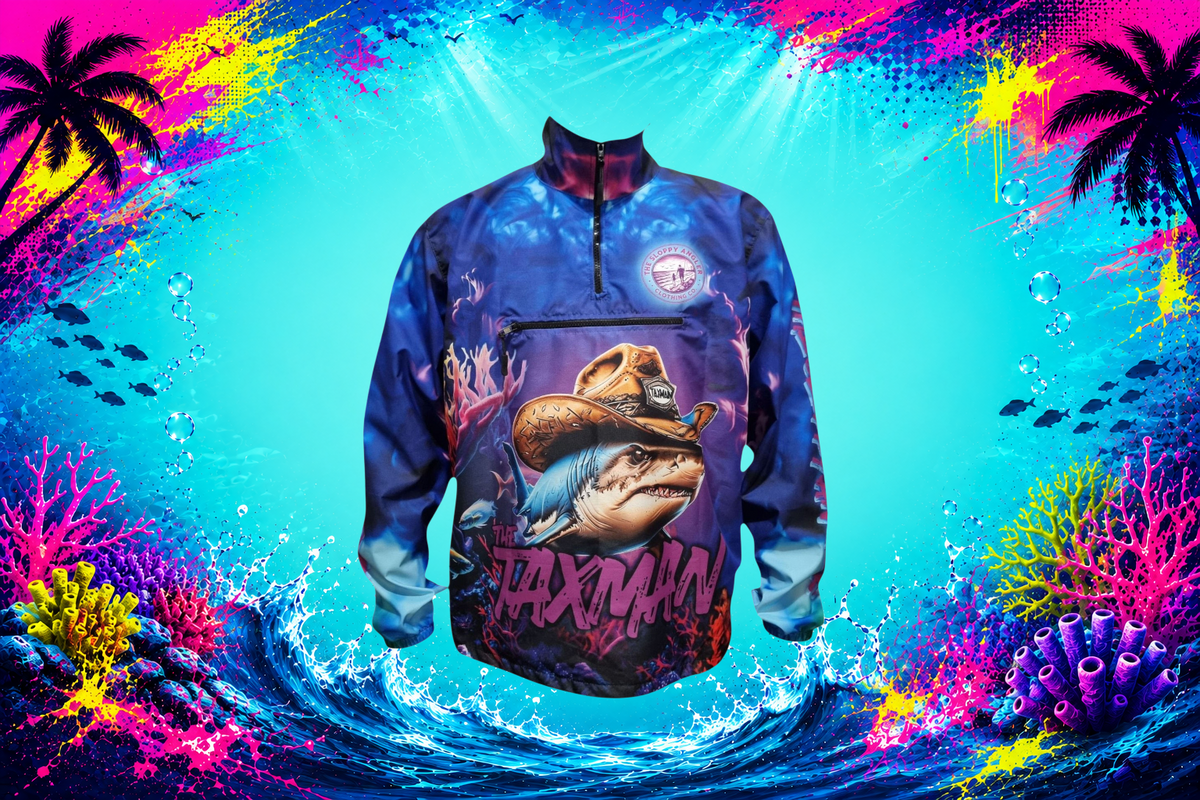 The Taxman - Splash Jacket Neon Ocean